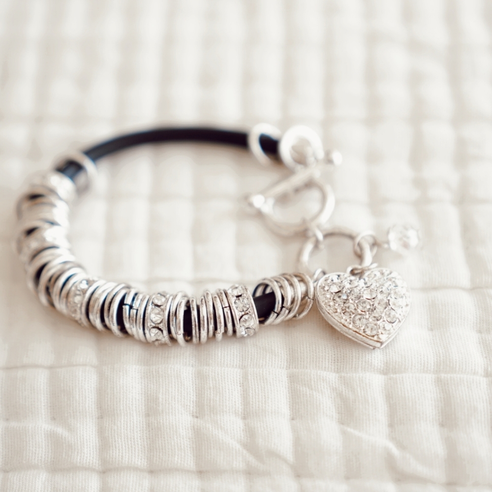 Silver Heart Bracelet